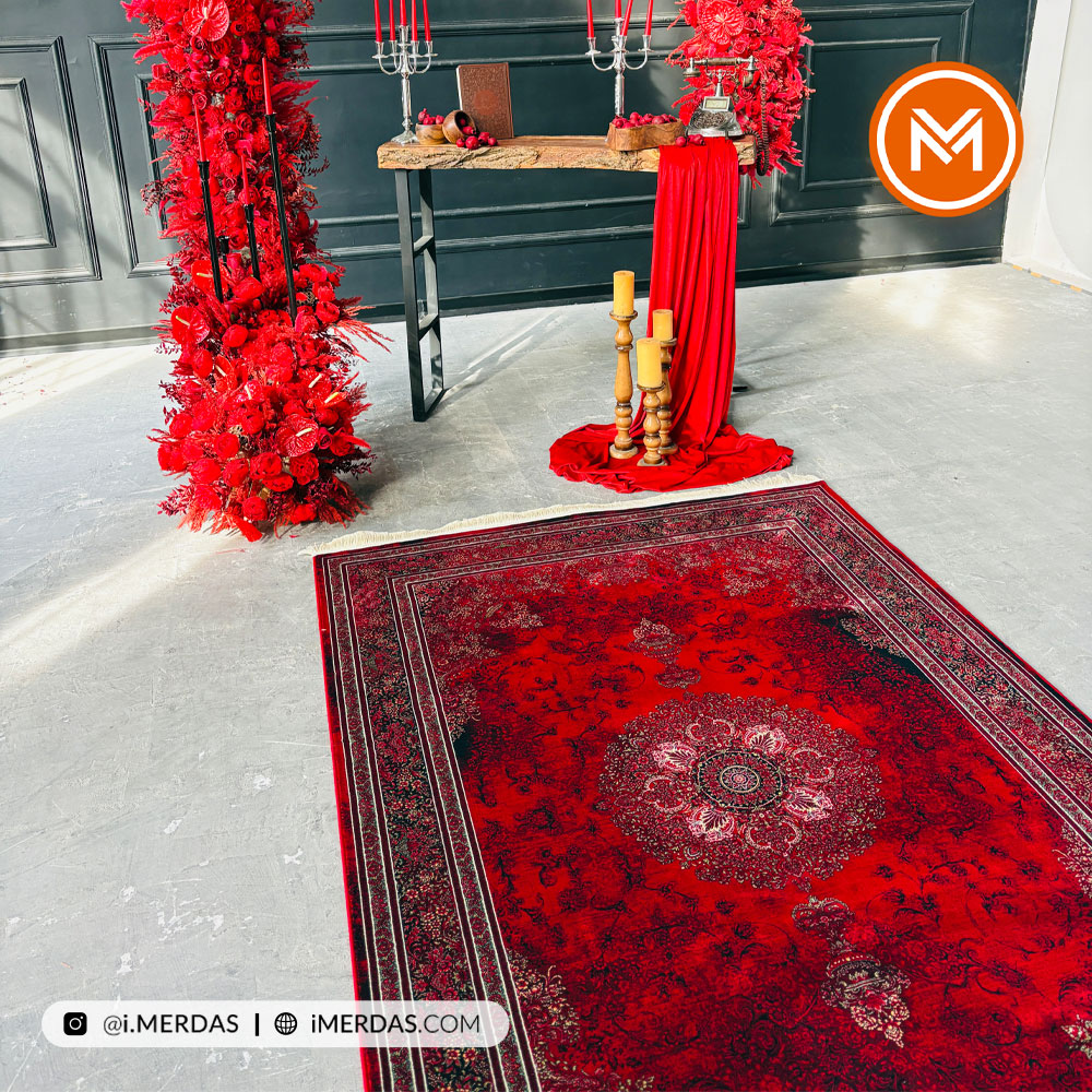 فرش وینتیج دیبا LSG زمینه تمام رنگ